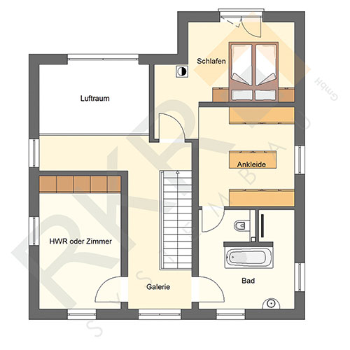 RKR Haustyp | Bauhaus Birkenfeld 142 | Obergeschoss