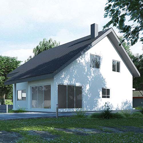 RKR Haustyp | SATTELDACH LUX 154 | Ansicht